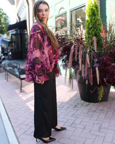 Merry Satin Drawstring Pant