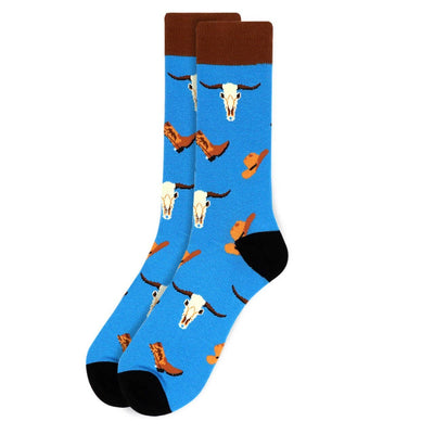 Men’s Printed Crew Socks