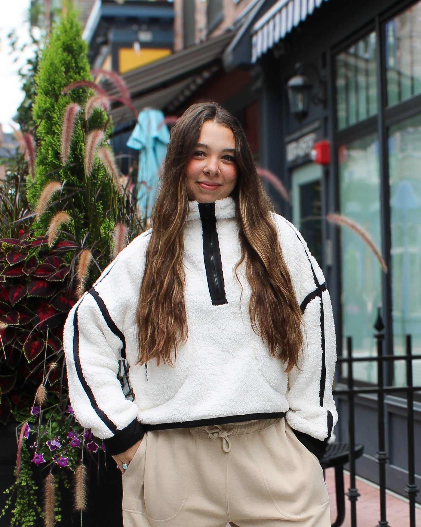 Jill Half Zip Sweater