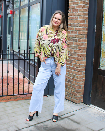 Flowy Dolman Sleeve Blouse