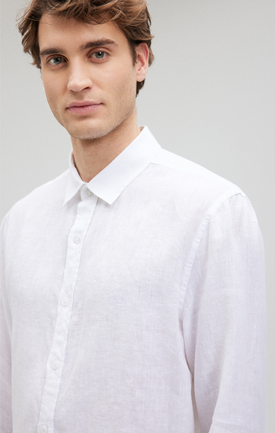 Linen Button-Up Shirt