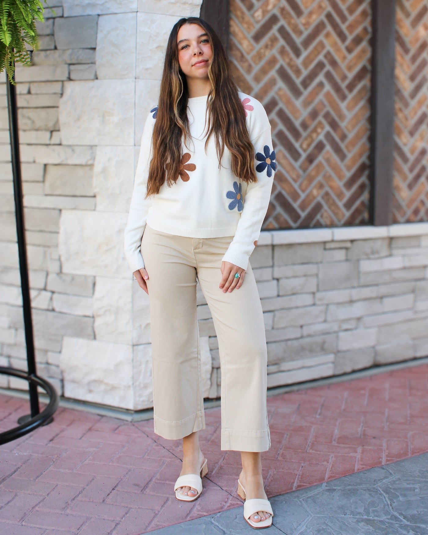 High Rise Palazzo Pant
