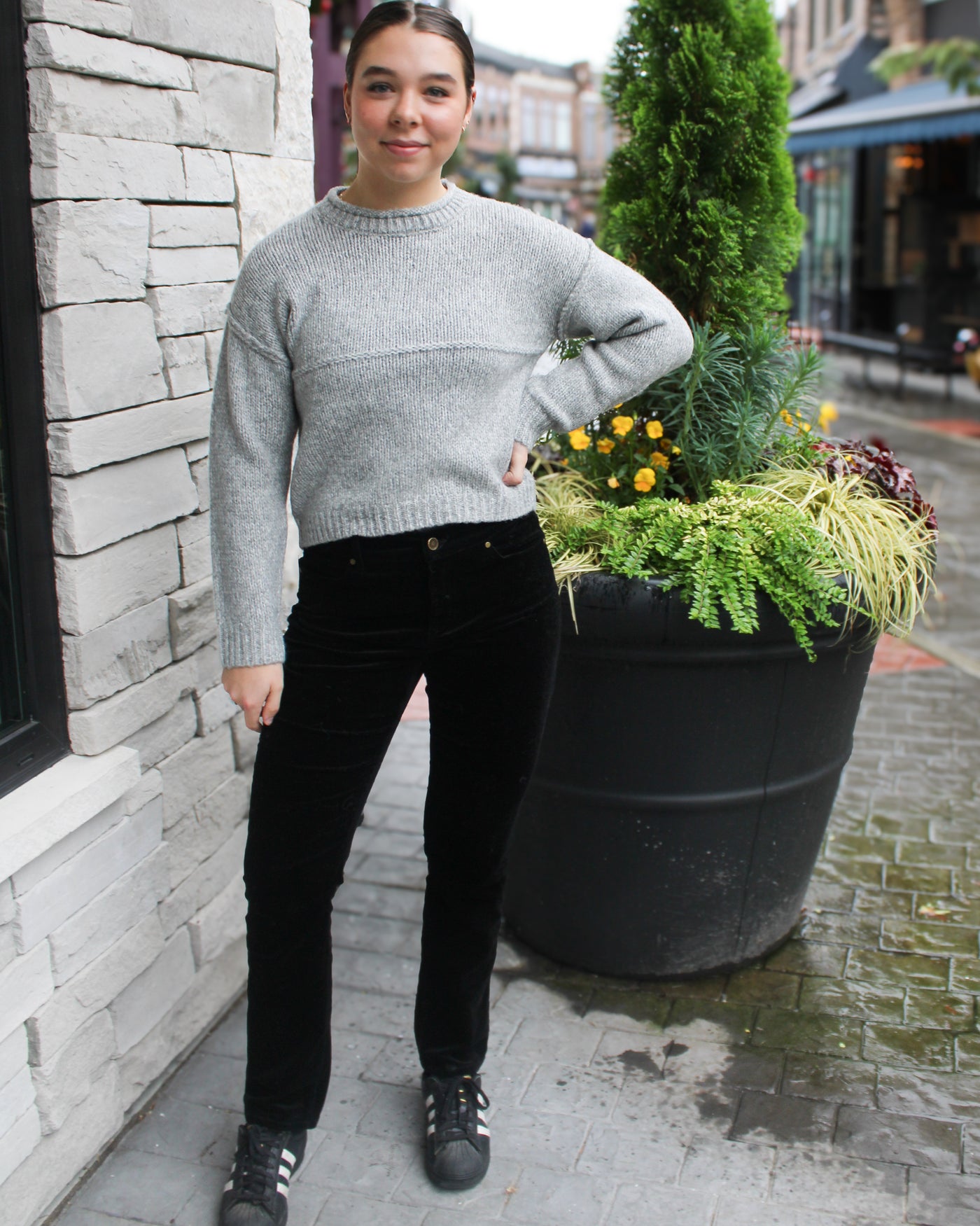 Eloise Roll Edge Sweater