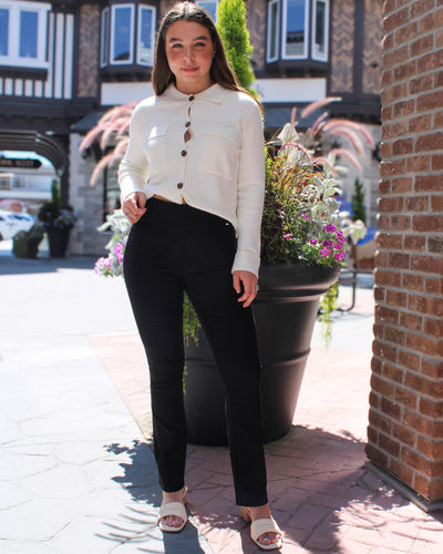 Double Knit Sweater Cardigan