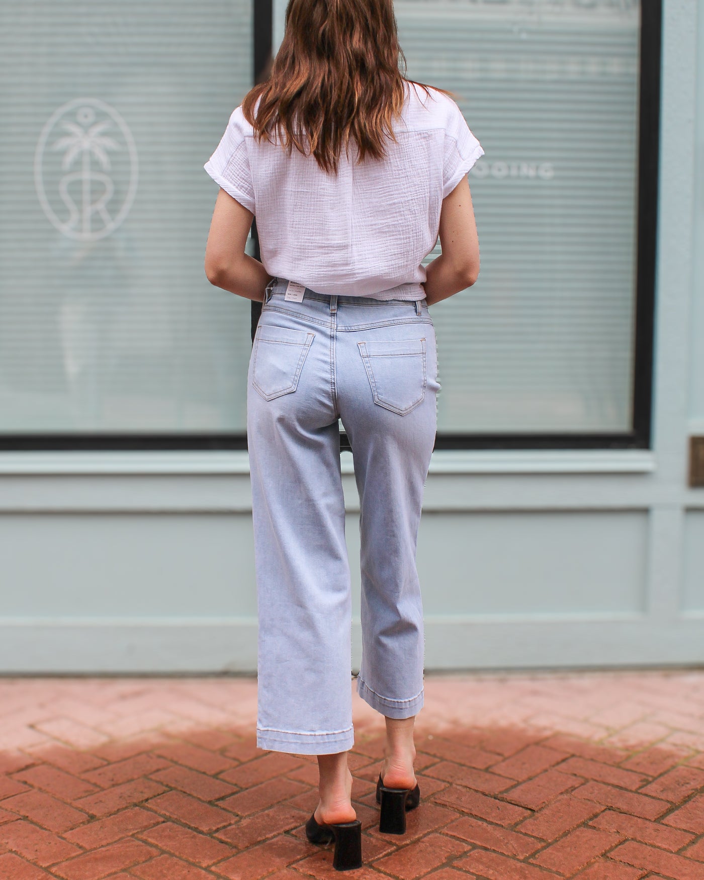 Audrey Cropped Flare Jeans