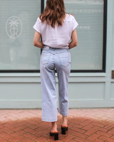Audrey Cropped Flare Jeans