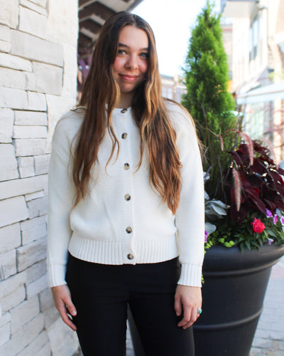 Button Front Cardigan