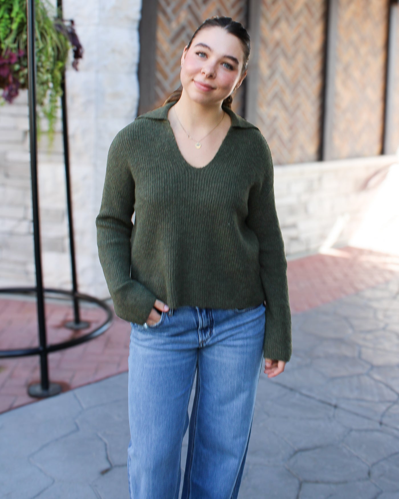 Nella Polo Knit Sweater