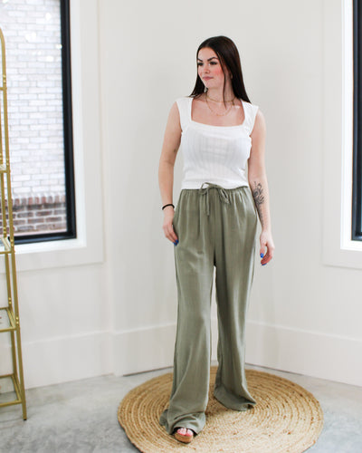 Sam Linen Blend Pants