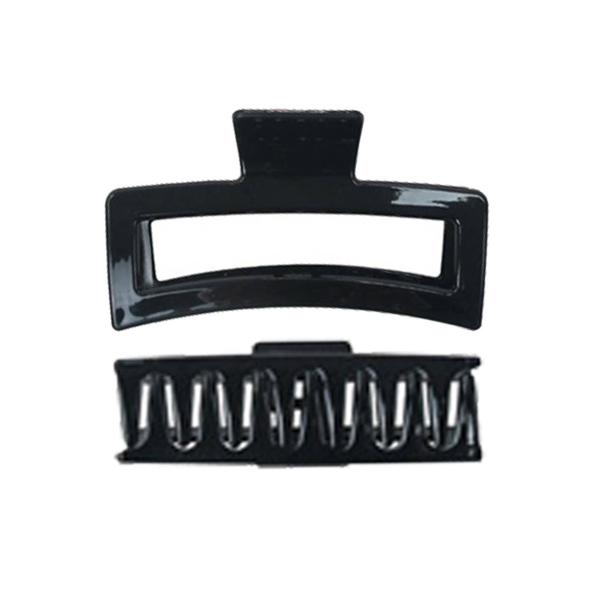 Wide Block Tortoise Hair Claw