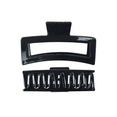Wide Block Tortoise Hair Claw