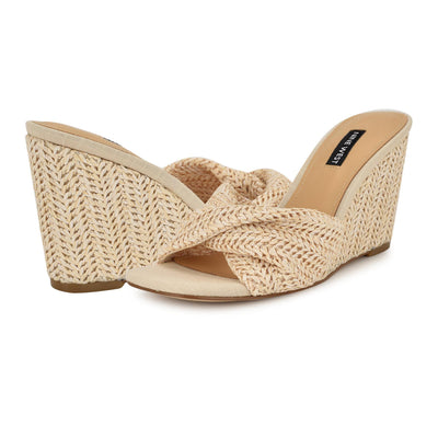 Nikhil Raffia Wedge