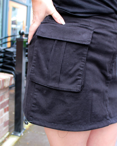 Kamryn Cargo Mini Skirt