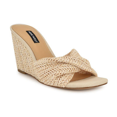 Nikhil Raffia Wedge