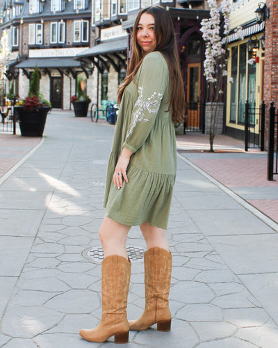 Rua Embroidered Dress
