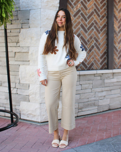 High Rise Palazzo Pant