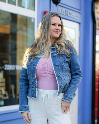 Fringe Denim Jacket