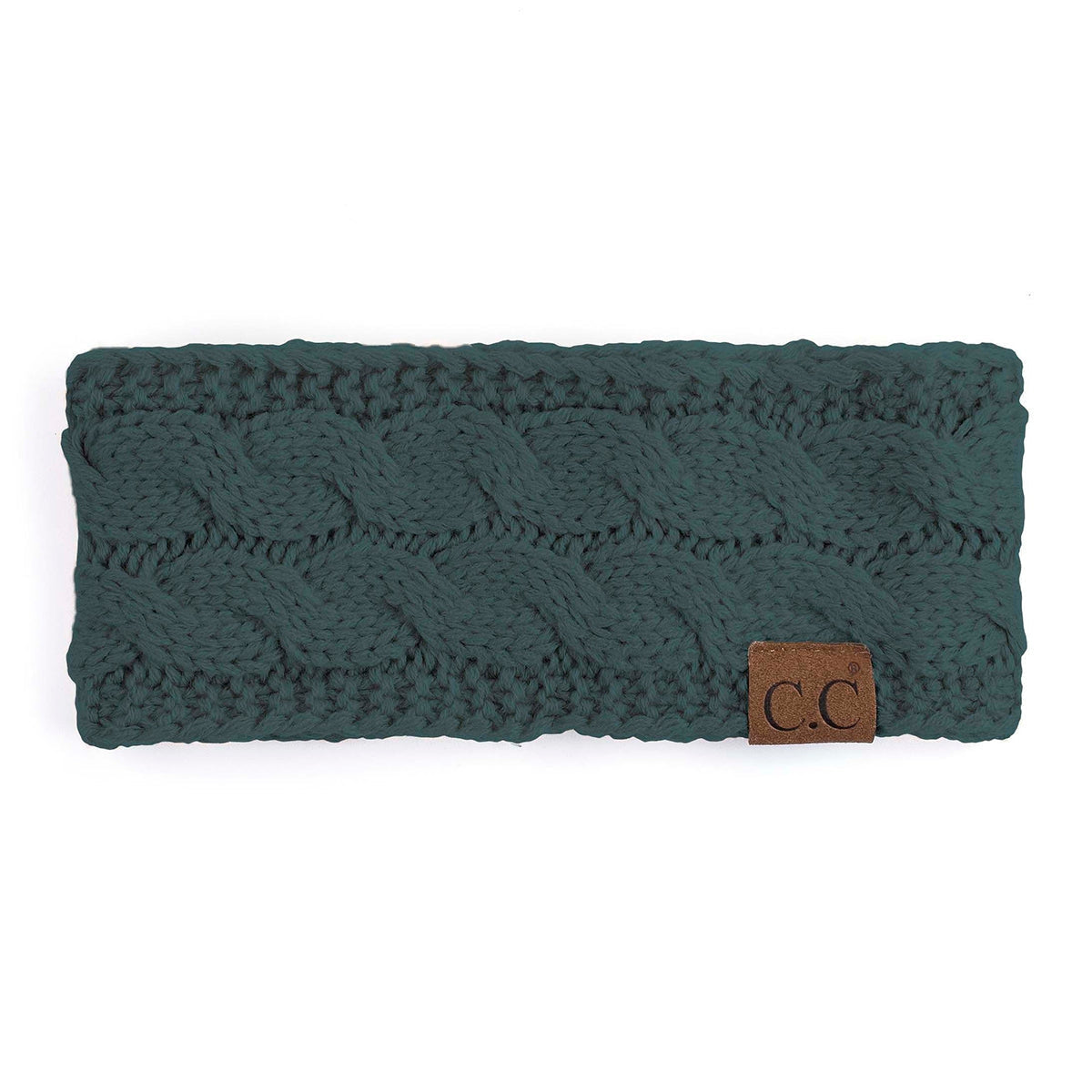 Cable Knit Fleece Lined Headwrap