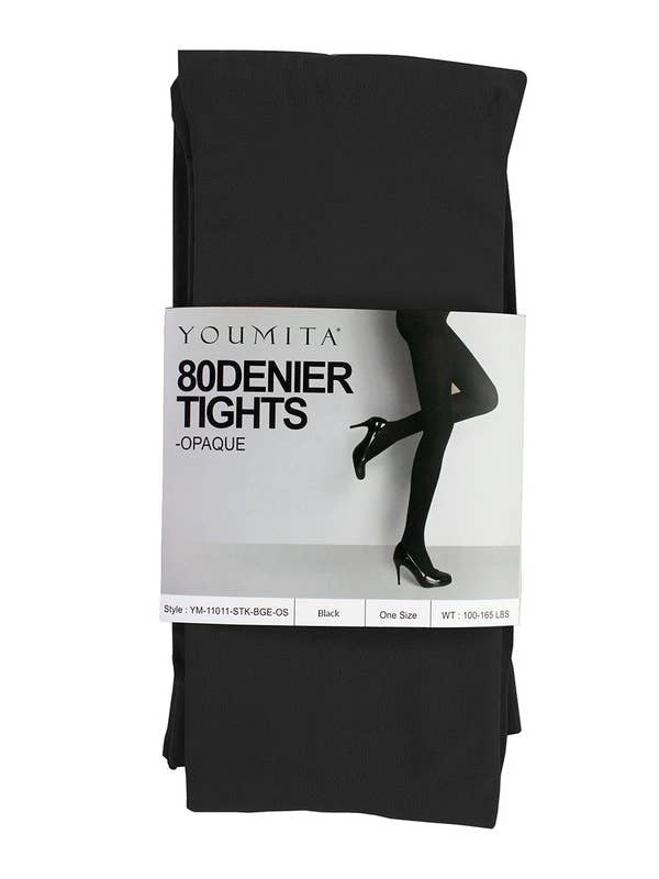 Non-Run Opaque Tights