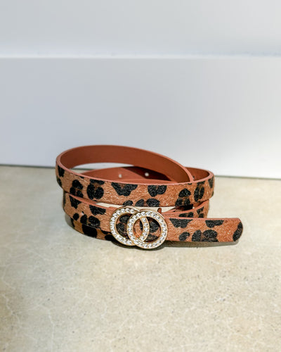 Leopard Print Belt