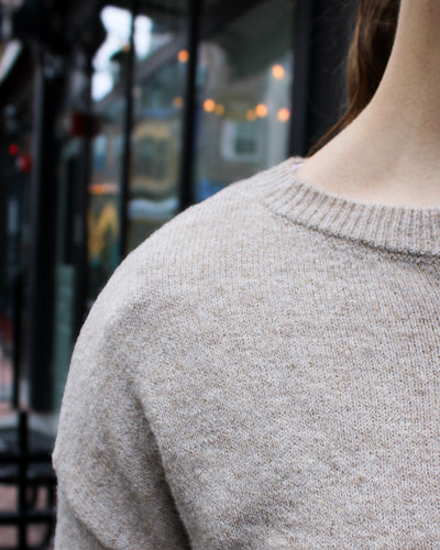 Reversible Tie Knit Sweater