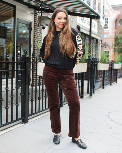 Crochet Sleeve Sweater