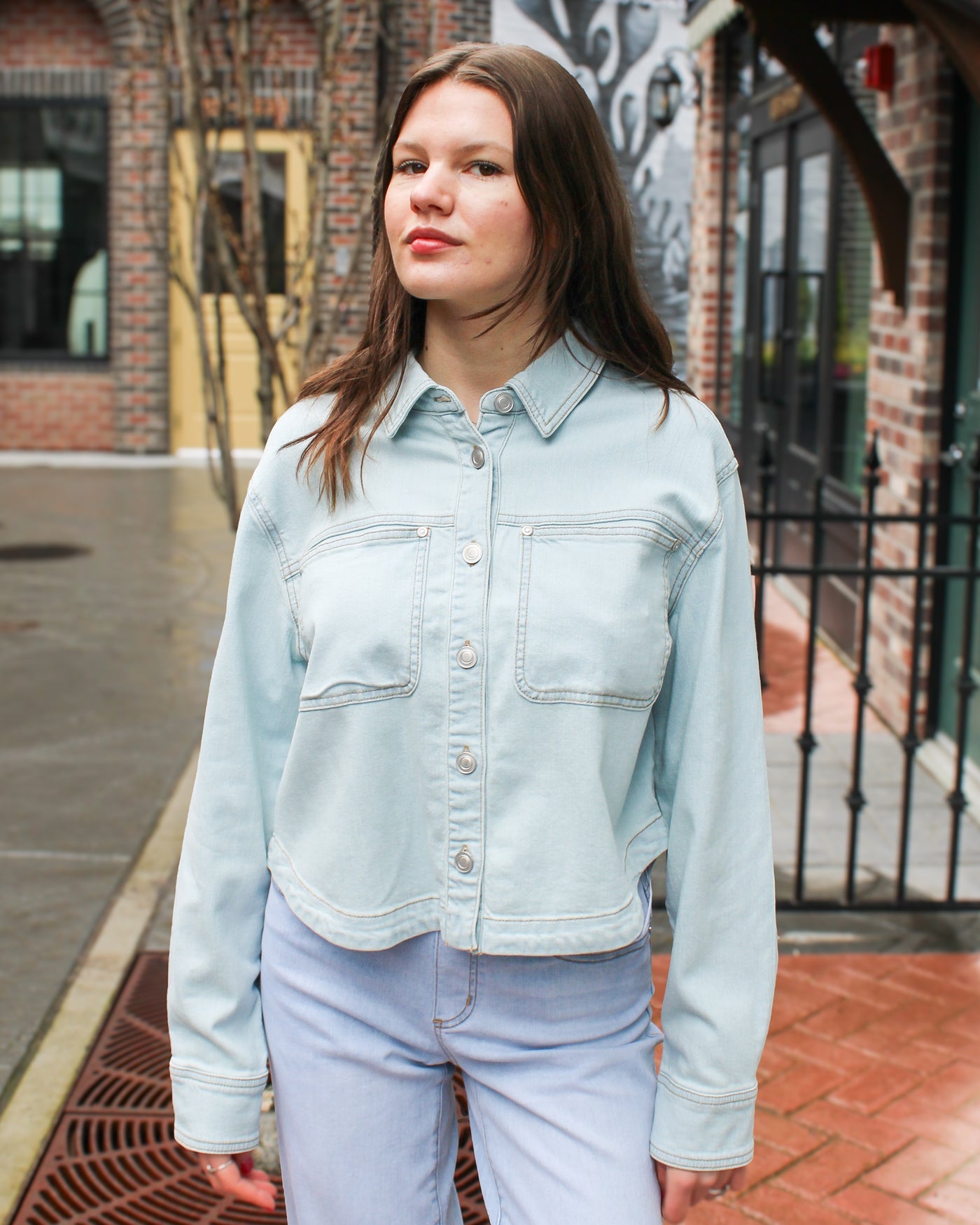 Light Denim Overshirt