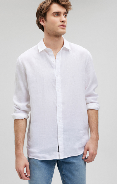 Linen Button-Up Shirt