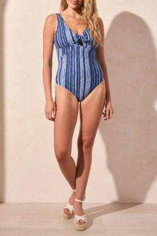 Flatten It Knot Front Swimsuit