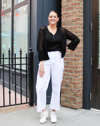 Cropped Patch Pocket Pant