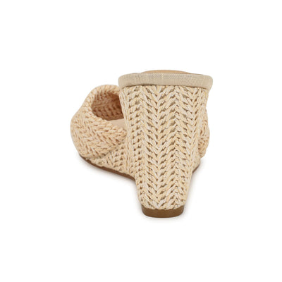 Nikhil Raffia Wedge