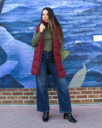 Dalcon Long Puffer Vest