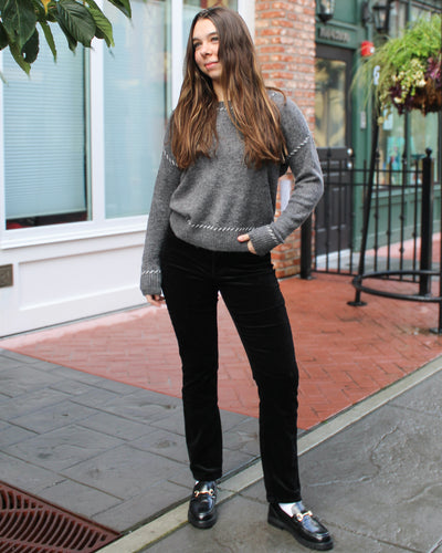 Fly Front Corduroy Pant