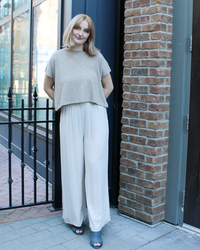 Kaia Cropped Slub Tee