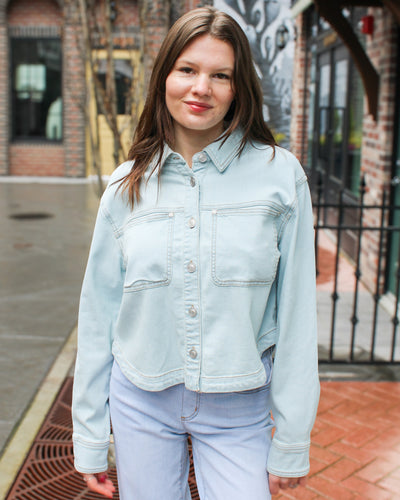 Light Denim Overshirt