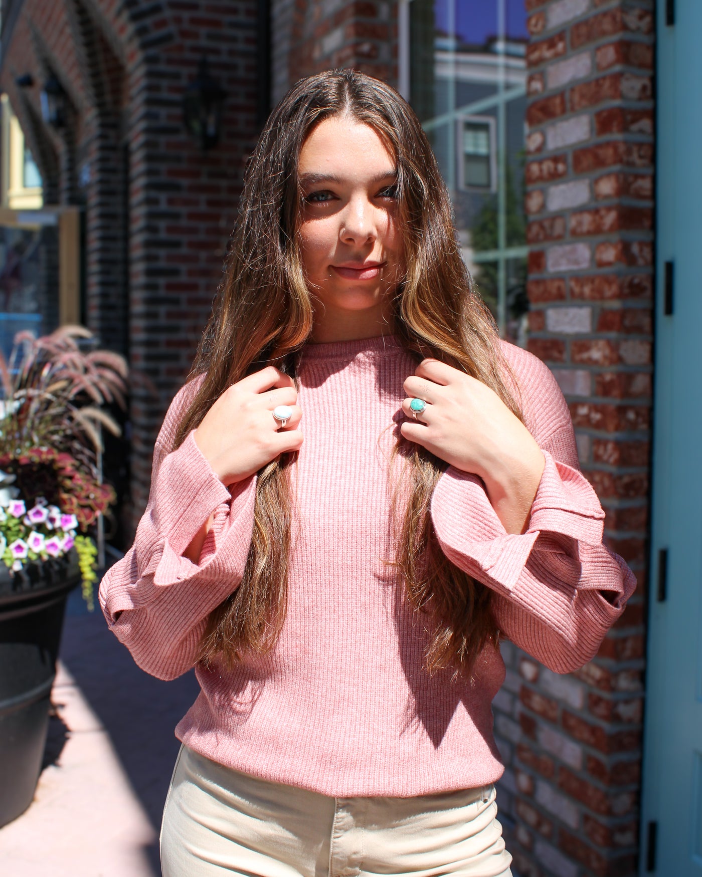 Cable Detail Sweater