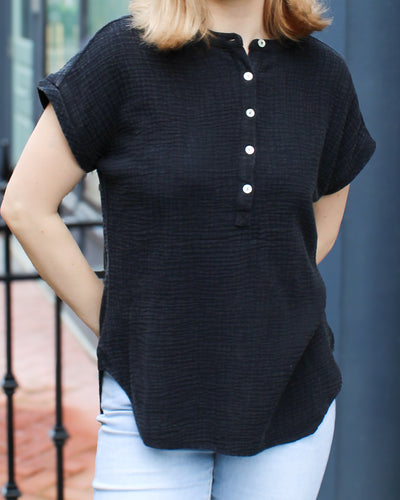 Cap Sleeve Soft Blouse
