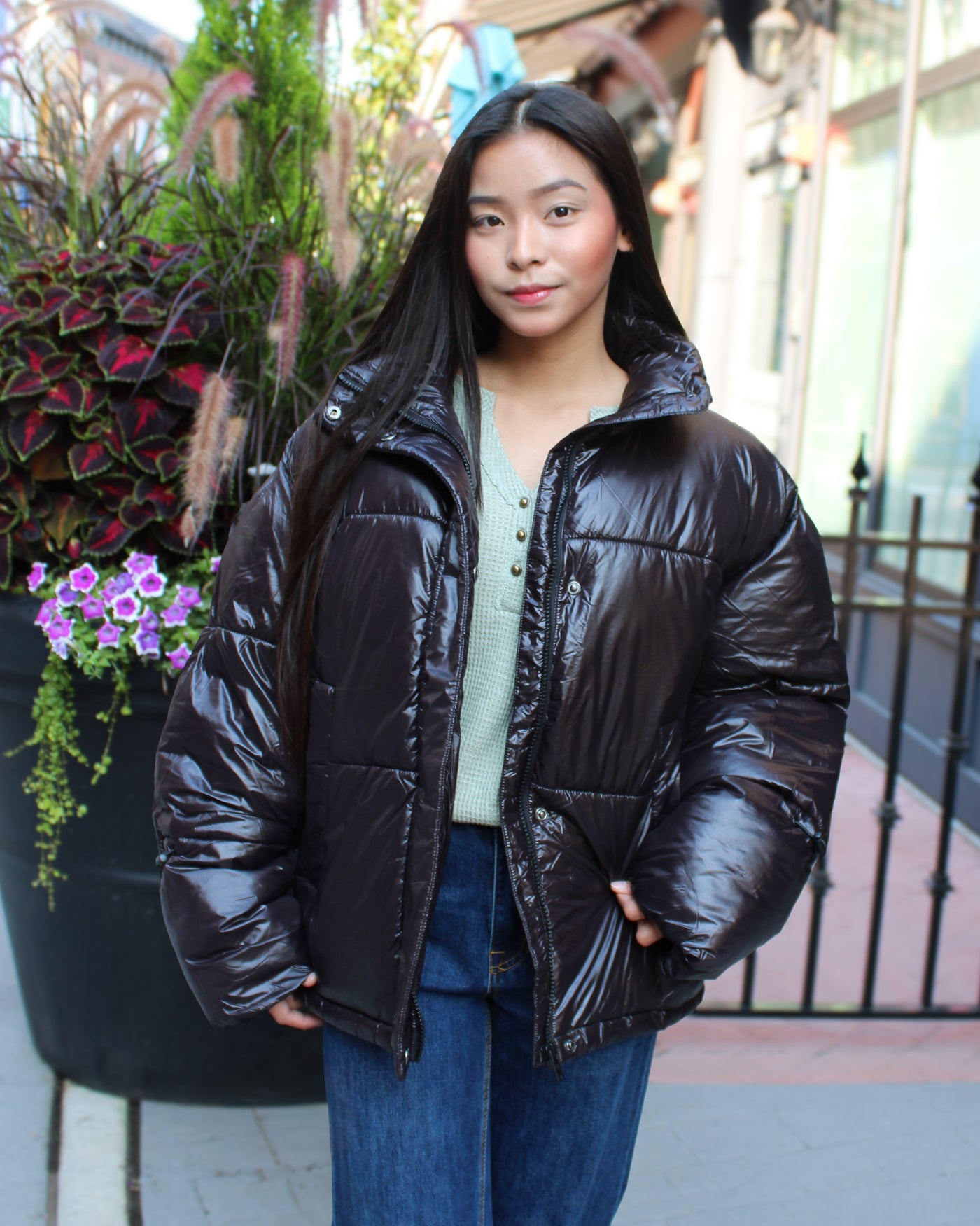 Mallie Shiney Puffer Coat