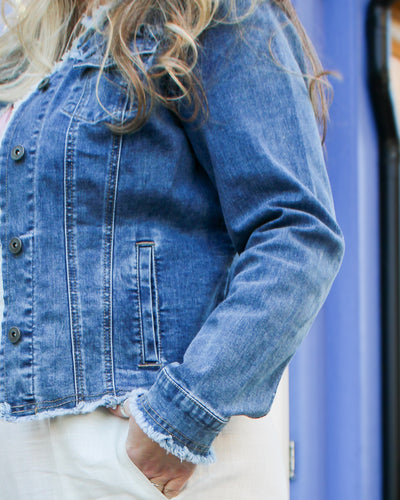Fringe Denim Jacket