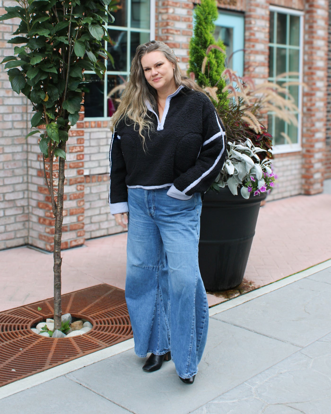 Jill Half Zip Sweater