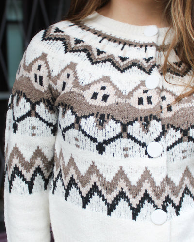 Button Front Sweater Cardigan