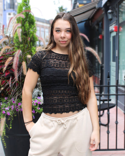 Angelina Lace Tee