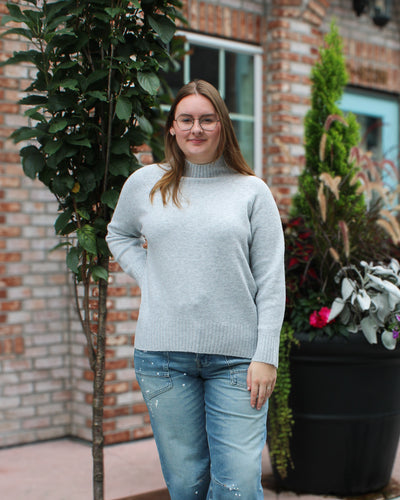 Anthousa Mock Neck Sweater