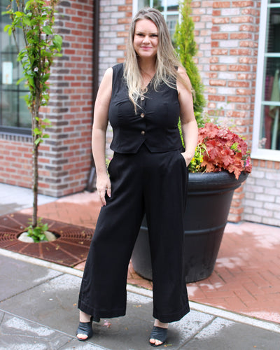 Horn Button Up Vest