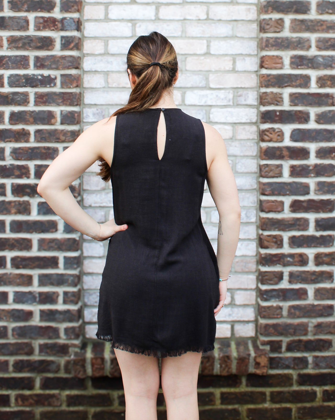 Leilani Short Linen Dress
