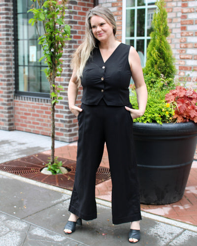 Horn Button Up Vest