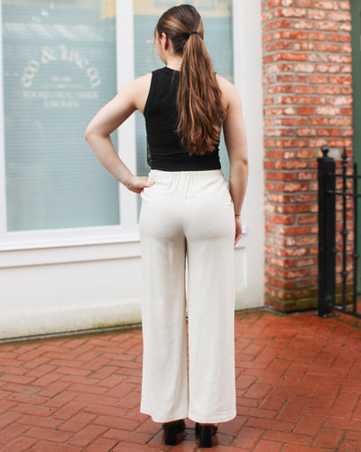 Merry Linen Drawstring Pants