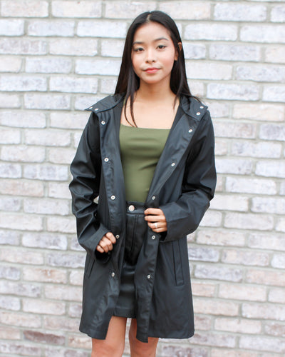 Sky A-Line Rain Coat