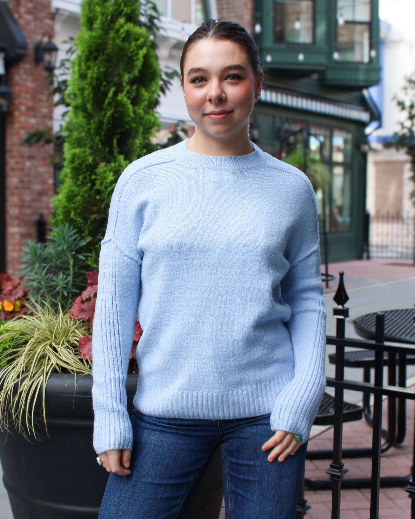 Parm Mock Neck Pullover