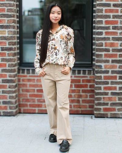 Autumn Floral Blouse